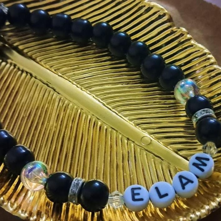 Black Namiez White Bracelet