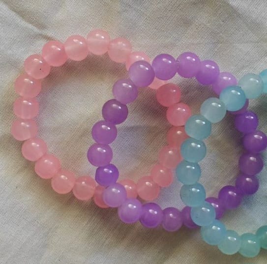 Pastel Jelly Beads Bracelet